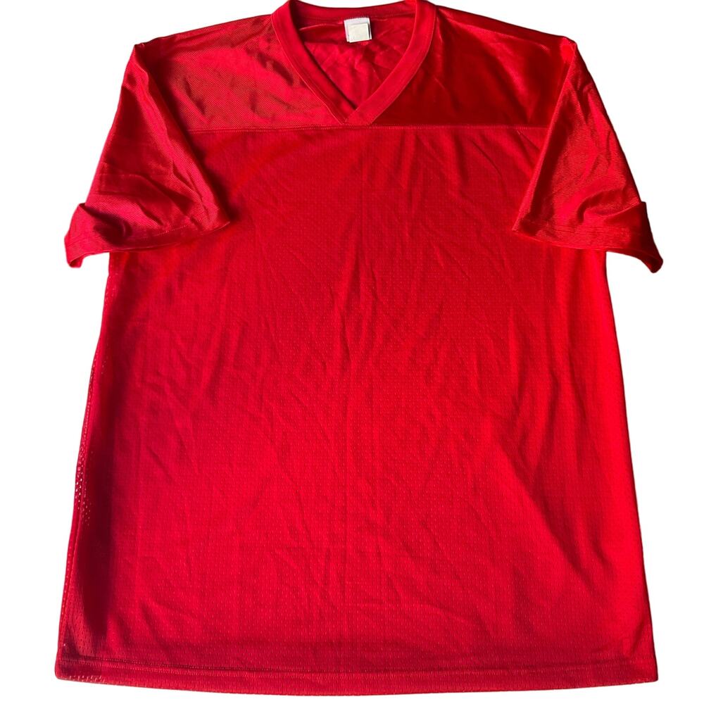 A4 Men’s Short Sleeve T-shirt size L, Solid Red